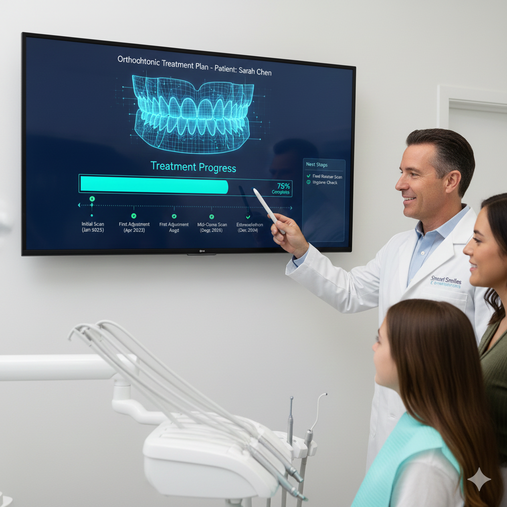 Treatment Tracking on iPad for Orthodontic Practices