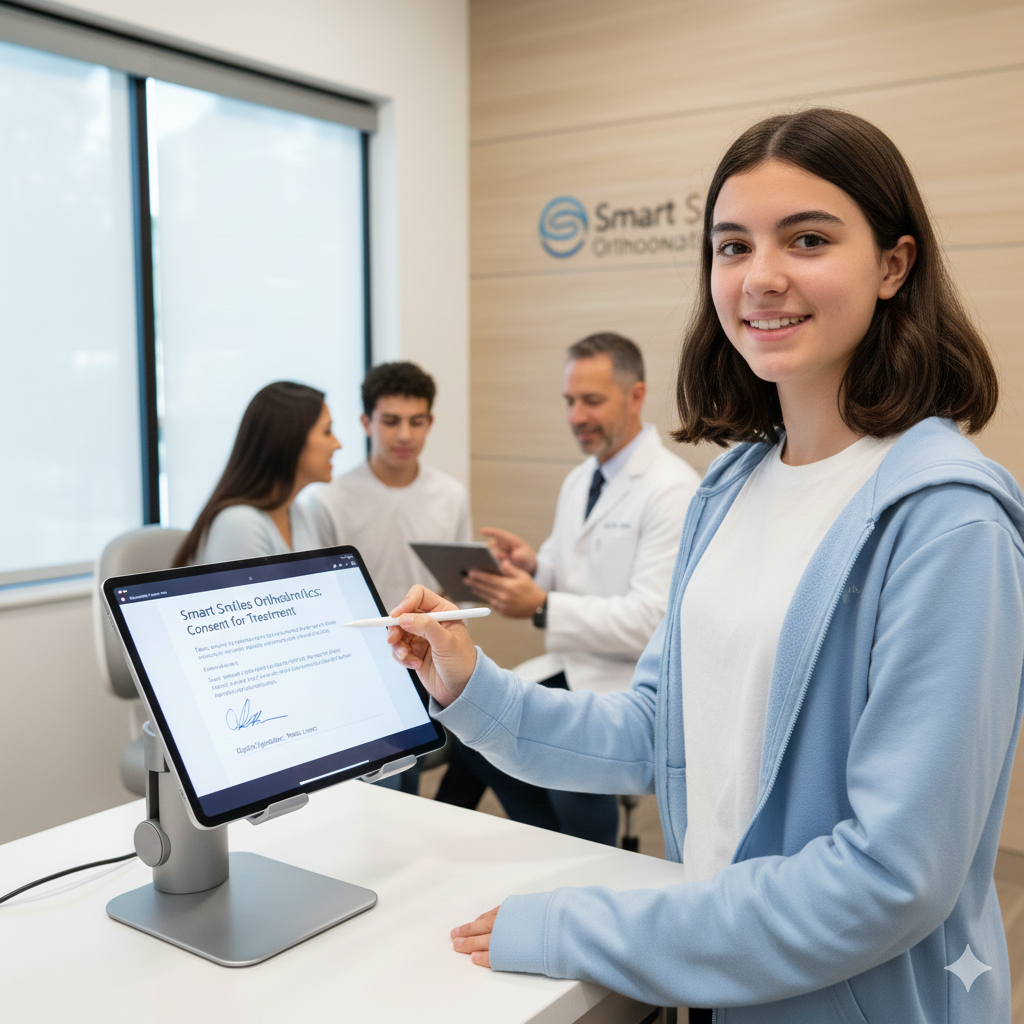 Digital Signatures on iPad for Orthodontic Practices